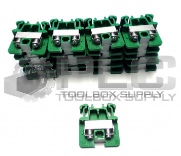 NEW ALLEN BRADLEY LOT OF 26 1492 CA TERMINAL BLOCK GREEN