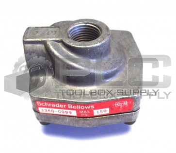 SCHRADER BELLOWS 3340-0099 VALVE 150 PSI