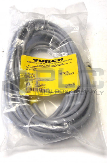 NEW TURCK RKC 8T-6-RSC 8T (U5311-72)EUROFAST MOLDED CORDSET