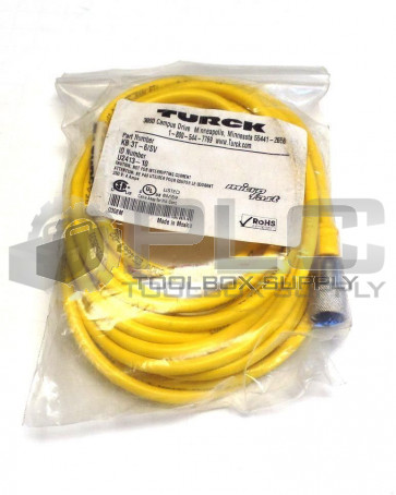 NEW TURCK KB 3T-6/SV MICROFAST MOLDED CORDSET U2413-10