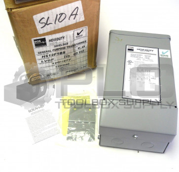 NEW SOLA HEVIDUTY HS12F1BS SHIELDED GENERAL PURPOSE TRANSFORMER LVGP TYPE HS