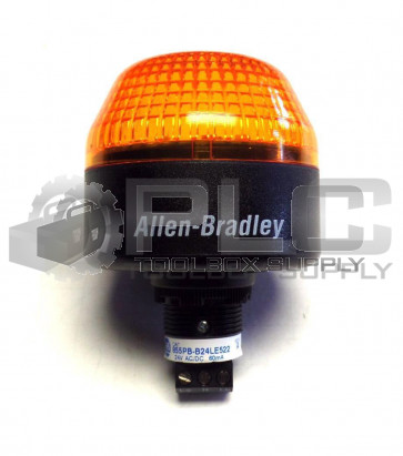 ALLEN BRADLEY 855PB-B24LE522 PANEL MOUNT SELECTABLE STEADY OR FLASHING LED