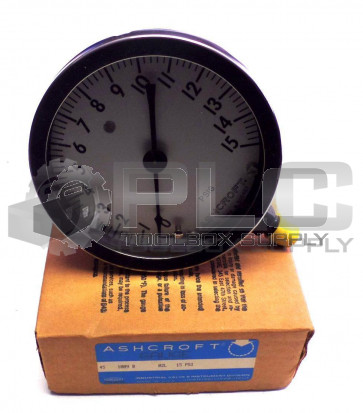 NEW ASHCROFT 250-2362-A GAUGE 0-15 PSI