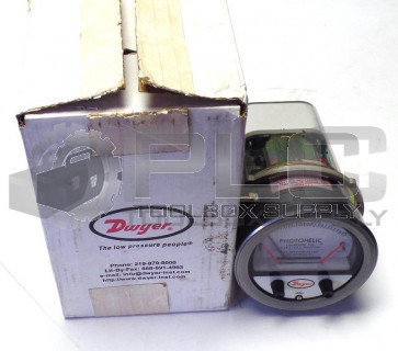 DWYER 3000-00C PHOTOHELIC PRESSURE SWITCH GAGE