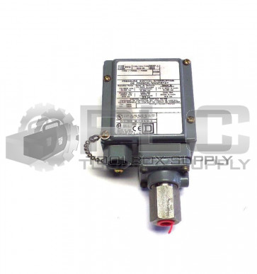 NEW SQUARE D 9012-GCW-23 SERIES C PRESSURE SWITCH 480VAC 10AMP