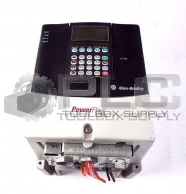 ALLEN BRADLEY POWERFLEX 70 AC DRIVE 20AD1P1A0AYNANNN 0.5 HP WITH 20-HIM-A3