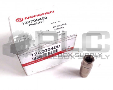 NEW NORGREN 120200400 PNEUFIT 1/4 QTY 10