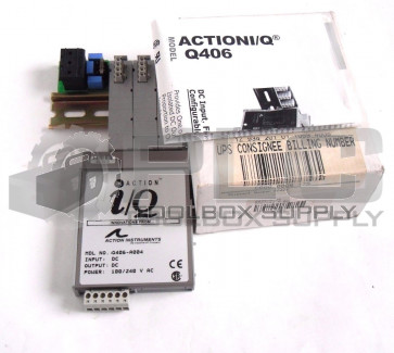 ACTION INSTRUMENTS I/Q Q406-A004 ISOLATOR INPUT:DC OUTPUT:DC  POWER:100/240 V AC