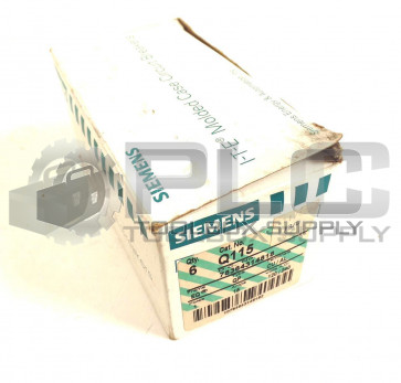 NEW SIEMENS Q115 BREAKER 15A 1P 120V 10K QP BOX OF 6