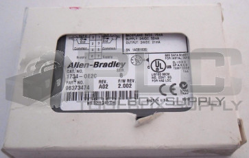 NEW ALLEN BRADLEY 1734-0E2C SERIES B OUTPUT MODULE ANALOG 2POINT 24VDC
