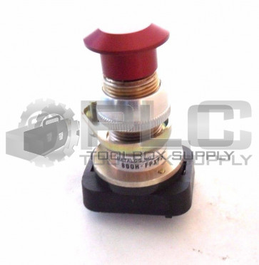 NEW ALLEN BRADLEY 800H-FPX SERIES C PUSH PULL RED MUSHROOM HEAD 800H-FPX6
