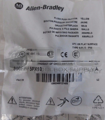 NEW ALLEN BRADLEY 800FP-F5PX10 PUSH BUTTON SER A