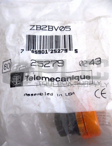 NEW TELEMECANIQUE ZB2BV05 AMBER PILOT HEAD