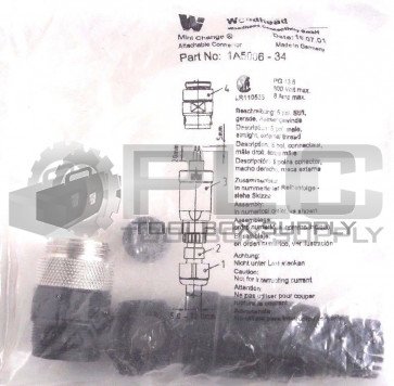 NEW WOODHEAD 1A5006-34 MINI-CHANGE  CONNECTOR SCREW TYPE
