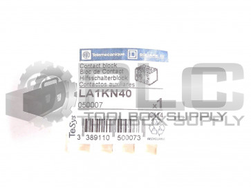 NEW TELEMECANIQUE LA1 KN40 AUXILIARY CONTACT BLOCK