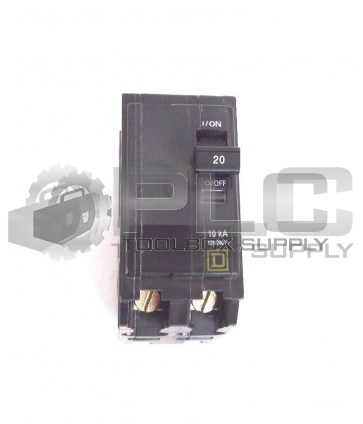 NEW SQUARE D QO220 20 AMP PLUG-IN CIRCUIT BREAKER