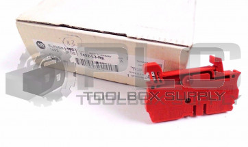 NEW ALLEN BRADLEY 1492-L3-RE TERMINAL BLOCKS RED LOT OF 83 1492-L3