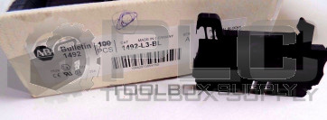 NEW ALLEN BRADLEY 1492-L3-BL TERMINAL BLOCKS BLACK LOT OF 100 1492-L3