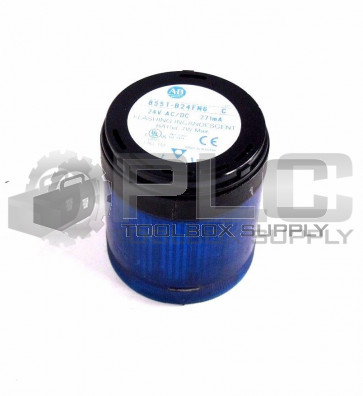 ALLEN BRADLEY 855T-B24FN6 /C FLASHING INCANDESCENT 24V SERIES C