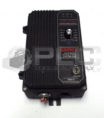 CAMCO RECALL90VUNI SPEED CONTROL VARI-PAK DC 1HP 30 CYCLES