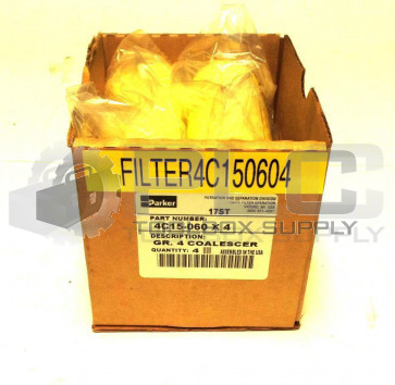 NEW PARKER 4C15-060 X 4 FILTER LOT OF 4