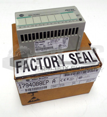 NEW ALLEN BRADLEY 1794-OB8EP SERIES A FLEX I/O OUTPUT MODULE WITH BOX
