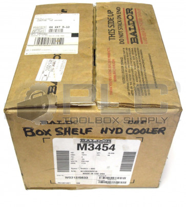 NEW BALDOR M3454 MOTOR .25HP 1725RPM 3PH 60HZ 48 3410M TEFC F1