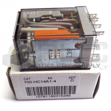 NEW ALLEN BRADLEY 700-HC14A1-4 SERIES D CONTROL RELAY