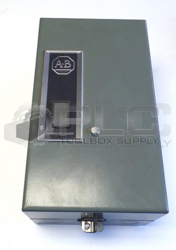 NEW ALLEN BRADLEY 509 MAGNETIC MOTOR CONTROLLER SIZE 2 509-CAA ENCLOSURE 509CAA