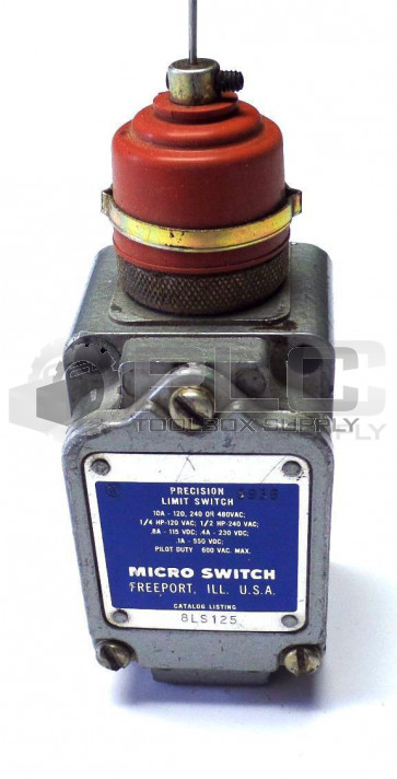 MICROSWITCH 8LS125 PRECISION LIMIT MICRO SENSOR SWITCH