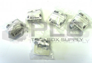 NEW LOT OF 5 HUBBELL SHC1012 CORD CONNECTOR