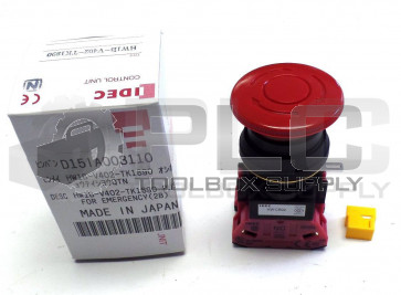 NEW IDEC HW1B-V402-TK1890 PUSH BUTTON SWITCH FOR EMERGENCY