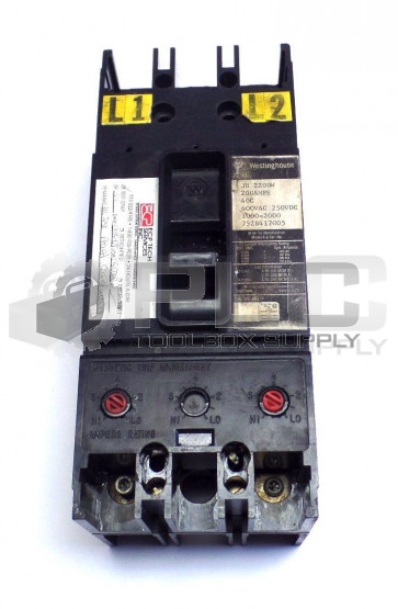 WESTINGHOUSE JB 2200W 2 POLE CIRCUIT BREAKER