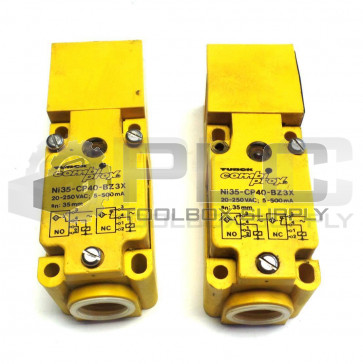 LOT OF 2 TURCK NI35-CP40-BZ3X PROXIMITY LIMIT SWITCH