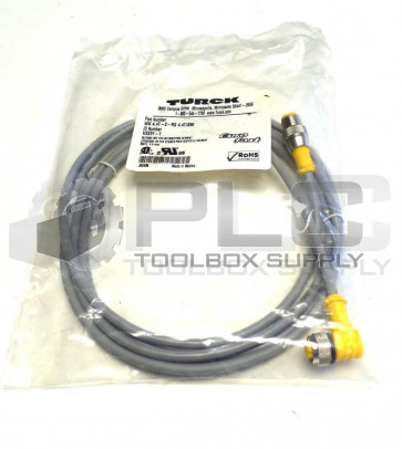 NEW TURCK WK4.4T-2-RS4.4T/S90 EUROFAST MOLDED CORDSET