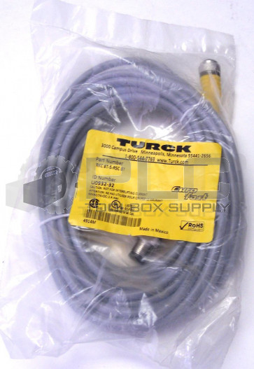 NEW TURCK RKC 8T-5-RSC 8T (U0932-32)EUROFAST MOLDED CORDSET