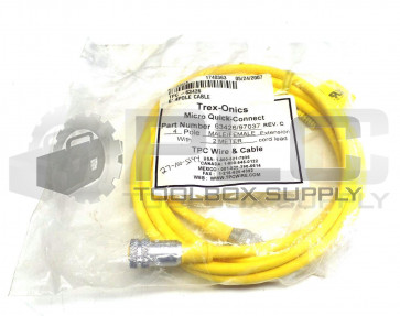NEW TREX-ONICS 63426/97037 CORDSET CABLE 2M