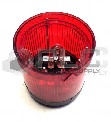 ALLEN BRADLEY 855T-B24BR4 CONTROL TOWER STACK LIGHT BLACK HOUSING RED