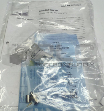 NEW ALLEN BRADLEY 1786-TPR, TPS, TPYR, TPYS CONTROLNET COAX TAP