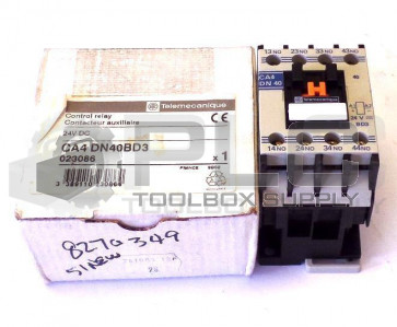 NEW TELEMECANIQUE CA4DN40BD3 CONTROL RELAY 24VDC CA4 DN40BD3 