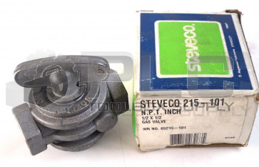 NEW STEVECO 215-101 1/2" X 1/2" GAS VALVE 65215-101