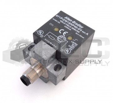 ALLEN BRADLEY 871P-DW15NP40-D4 SERIES A INDUCTIVE PROXIMITY SENSOR