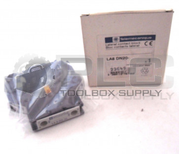 NEW TELEMECANIQUE LA8 DN20 LATERAL CONTACT BLOCK LA 8 DN 20