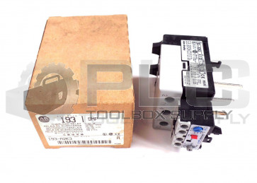 NEW ALLEN BRADLEY 193-A2K3 SERIES A OVERLOAD RELAY 193A2K3