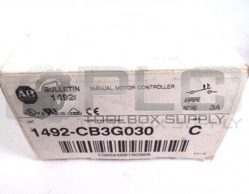 NEW ALLEN BRADLEY 1492-CB3G030 CIRCUIT BREAKER 1492CB3G030