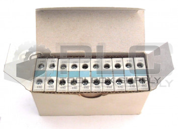BOX OF 10 NEW SIEMENS 3RH1921-1CA10 AUXILIARY CONTACT BLOCK