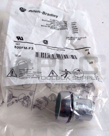 NEW ALLEN BRADLEY 800FM-F3 FLUSH PUSH BUTTON