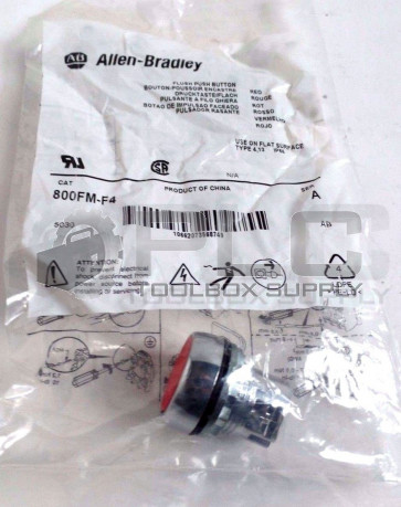 NEW ALLEN BRADLEY 800FM-F4 FLUSH PUSH BUTTON