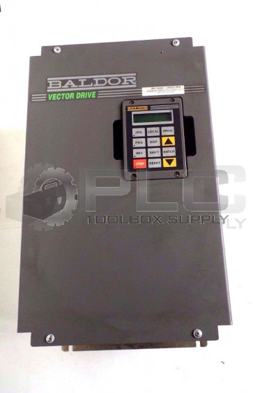 BALDOR VE0003A02 VECTOR DRIVE 20HP 230VAC 3 PH 50/60 HZ PARTS NOT WORKING