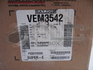 NEW BALDOR VEM3542 .75HP 1750RPM 3PH 60HZ 56C 3517M TEFC F1